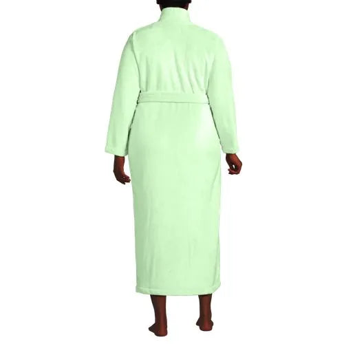 Women's Cozy Plush Long Wrap Robe