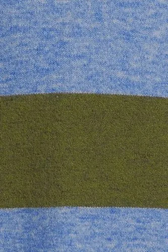 Men's Long Sleeve Fuzzy Sweater Polo