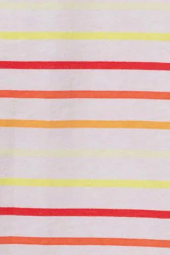 Boys Short Sleeve Stripe Crewneck Tee