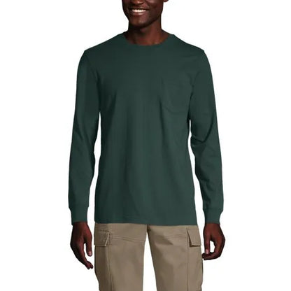 Men's Super-T Long Sleeve T-Shirt with Pocket