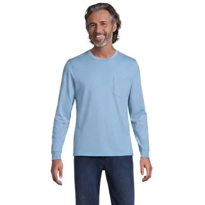 Men's Super-T Long Sleeve T-Shirt with Pocket