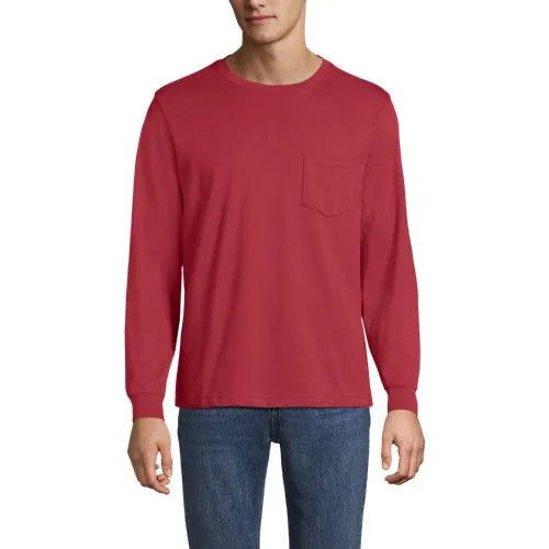 Men's Super-T Long Sleeve T-Shirt with Pocket