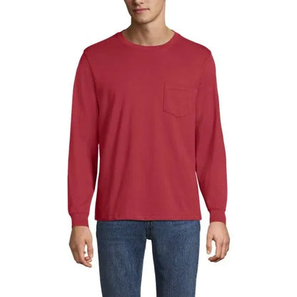 Men's Super-T Long Sleeve T-Shirt with Pocket