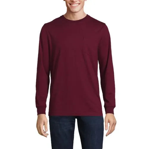 Men's Super-T Long Sleeve T-Shirt with Pocket