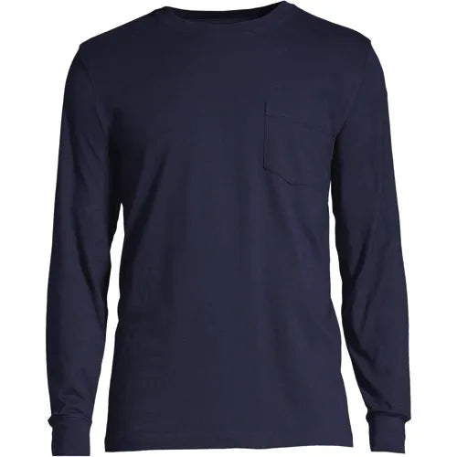 Men's Super-T Long Sleeve T-Shirt with Pocket