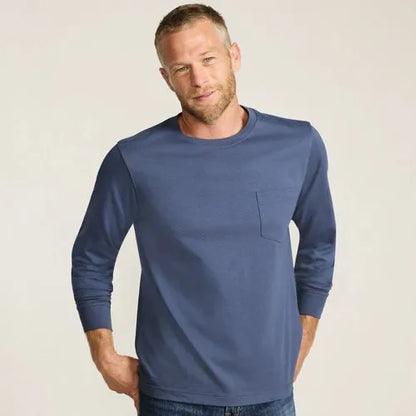 Men's Super-T Long Sleeve T-Shirt with Pocket