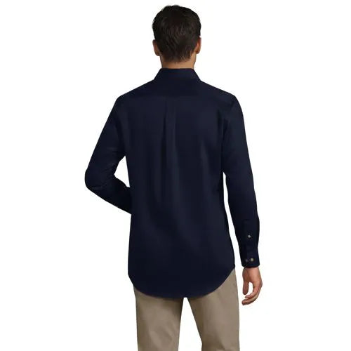 School Uniform Men's Long Sleeve Performance Twill Shirt