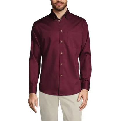 Men's Long Sleeve Performance Twill Shirt