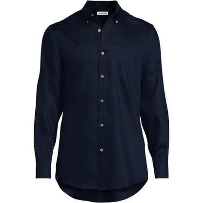 School Uniform Men's Long Sleeve Performance Twill Shirt