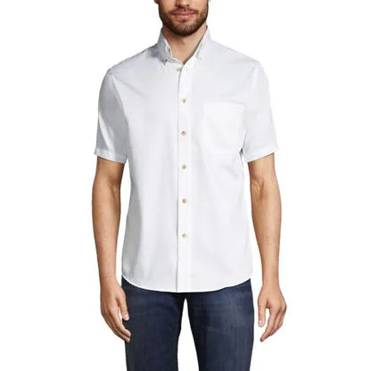 Men's Short Sleeve Performance Twill Shirt