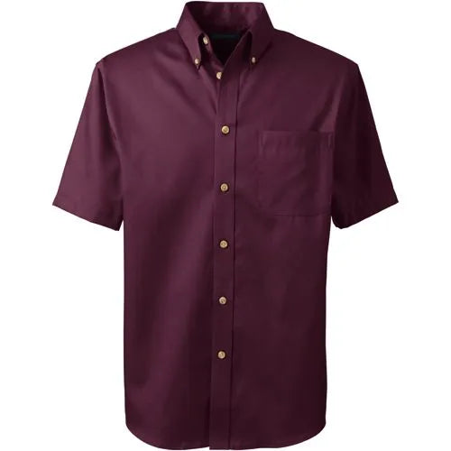 Men's Short Sleeve Performance Twill Shirt