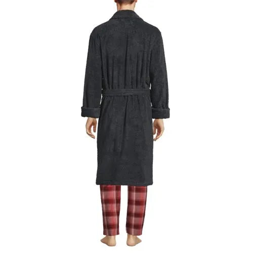 Men's Calf Length Turkish Terry Robe