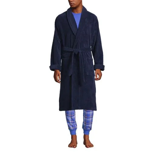 Men's Calf Length Turkish Terry Robe