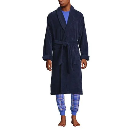 Men's Calf Length Turkish Terry Robe