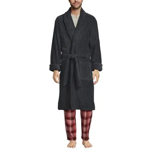 Men's Calf Length Turkish Terry Robe