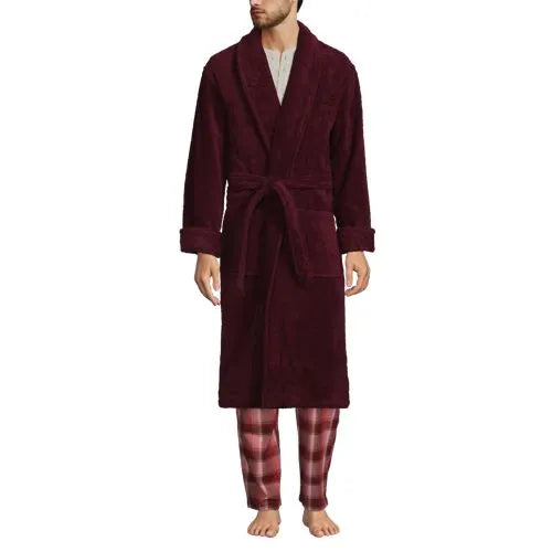 Men's Calf Length Turkish Terry Robe