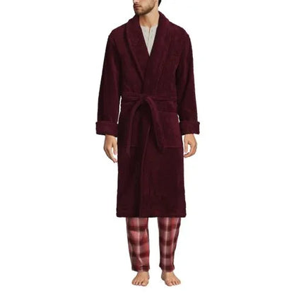 Men's Calf Length Turkish Terry Robe