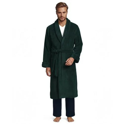 Men's Calf Length Turkish Terry Robe