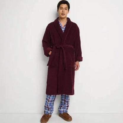 Men's Calf Length Turkish Terry Robe