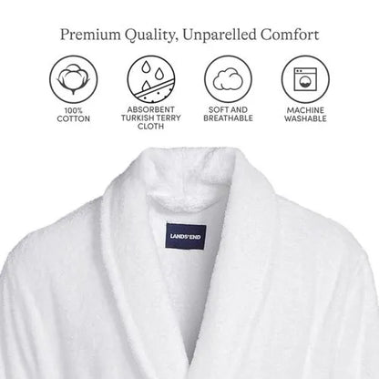 Men's Calf Length Turkish Terry Robe