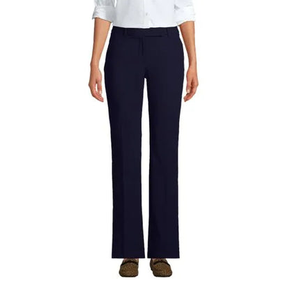 School Uniform Women's Washable Wool Straight Modern Pants