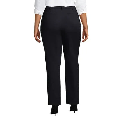 School Uniform Women's Washable Wool Straight Modern Pants