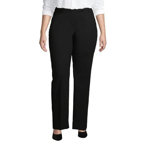 School Uniform Women's Washable Wool Straight Modern Pants