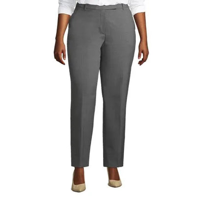 School Uniform Women's Washable Wool Straight Modern Pants