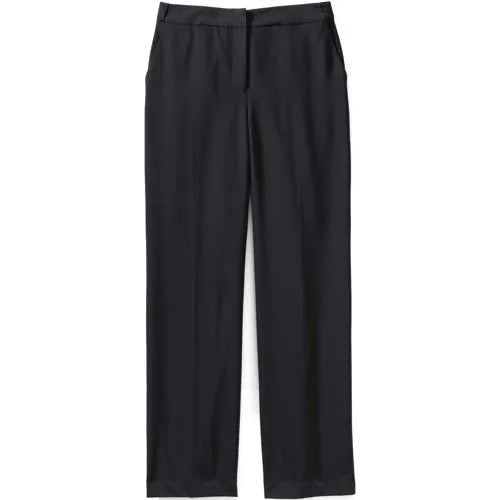 School Uniform Women's Plus Size Washable Wool Plain Comfort Trousers
