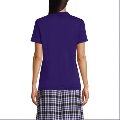 School Uniform Girls Short Sleeve Feminine Fit Interlock Polo Shirt