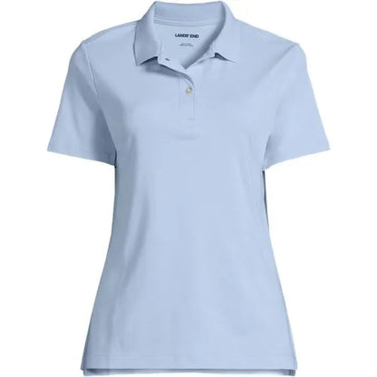 School Uniform Girls Short Sleeve Feminine Fit Interlock Polo Shirt