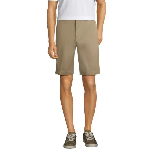 Men's 11" Plain Front Blend Chino Shorts