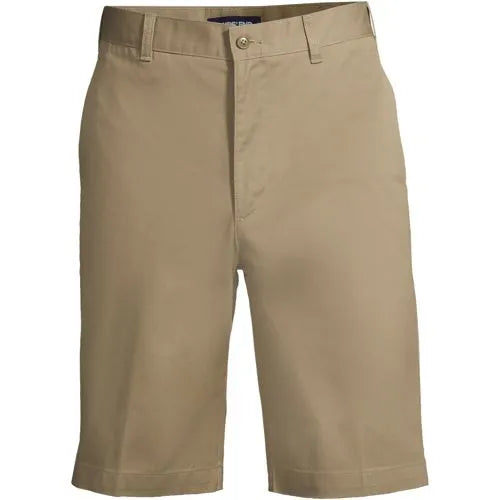 Men's 11" Plain Front Blend Chino Shorts