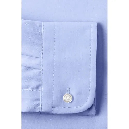 School Uniform Men's Long Sleeve Buttondown No Iron Pinpoint Shirt