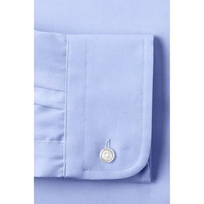 School Uniform Men's Long Sleeve Buttondown No Iron Pinpoint Shirt
