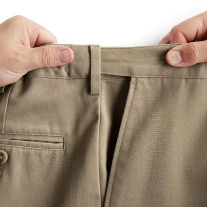 No Iron Comfort Waist Traditional Fit Chino Pant