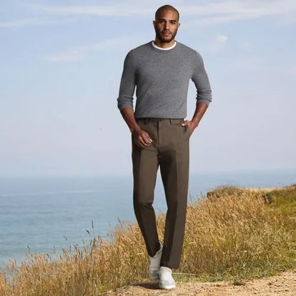 No Iron Comfort Waist Traditional Fit Chino Pant
