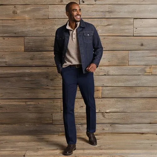 No Iron Comfort Waist Traditional Fit Chino Pant