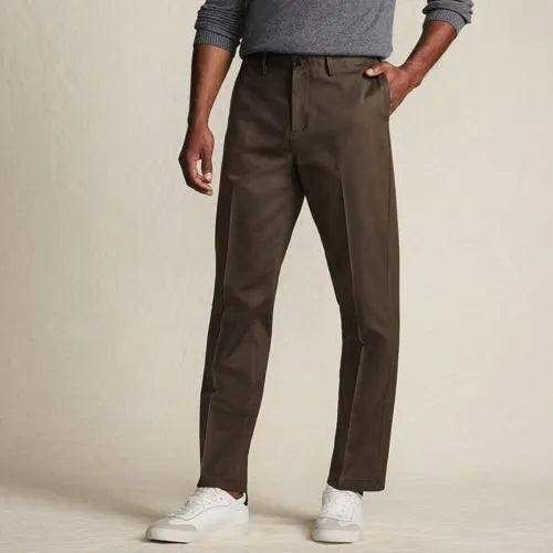 No Iron Comfort Waist Traditional Fit Chino Pant