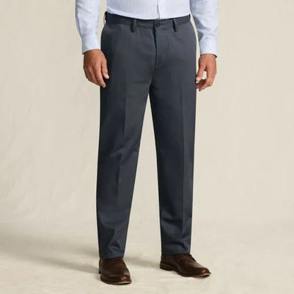 No Iron Comfort Waist Traditional Fit Chino Pant