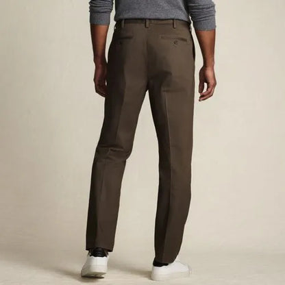No Iron Comfort Waist Traditional Fit Chino Pant
