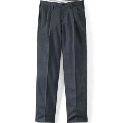 Men's No Iron Traditional Fit Pleated Front Chino Pant