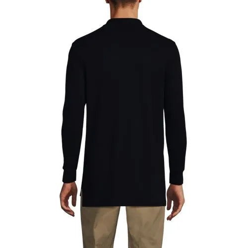 Men's Long Sleeve Interlock Polo Shirt