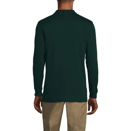 Men's Long Sleeve Interlock Polo Shirt