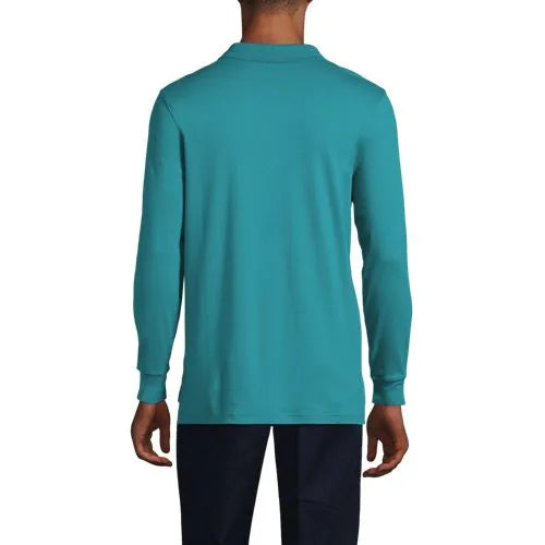Men's Long Sleeve Interlock Polo Shirt