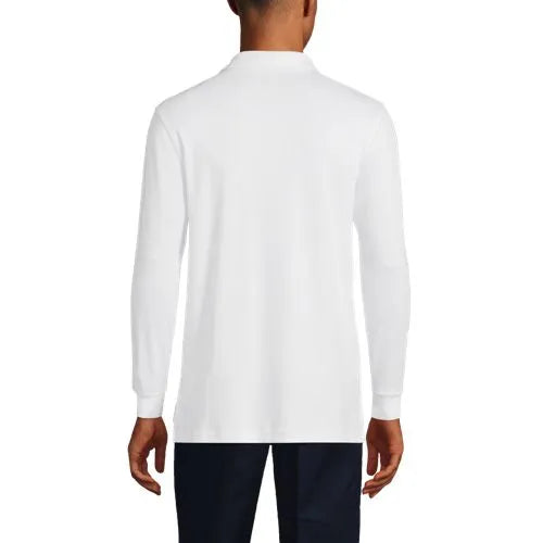 Men's Long Sleeve Interlock Polo Shirt