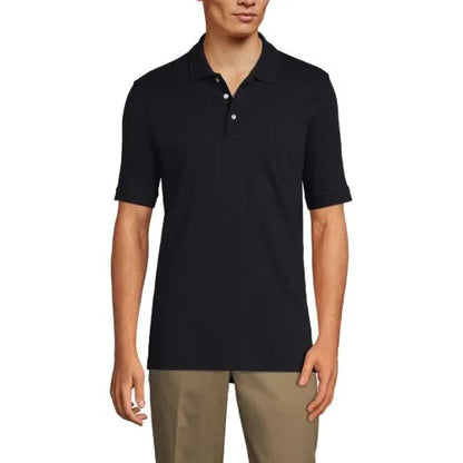 Men's Short Sleeve Interlock Polo Shirt