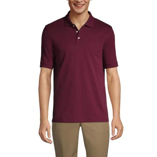 Men's Short Sleeve Interlock Polo Shirt