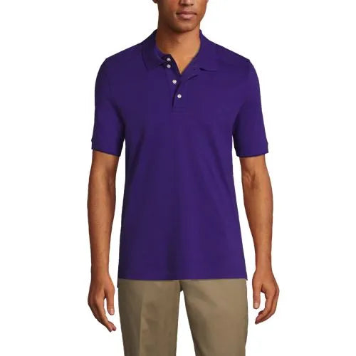 Men's Short Sleeve Interlock Polo Shirt