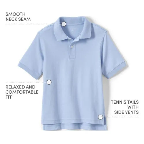 Men's Short Sleeve Interlock Polo Shirt